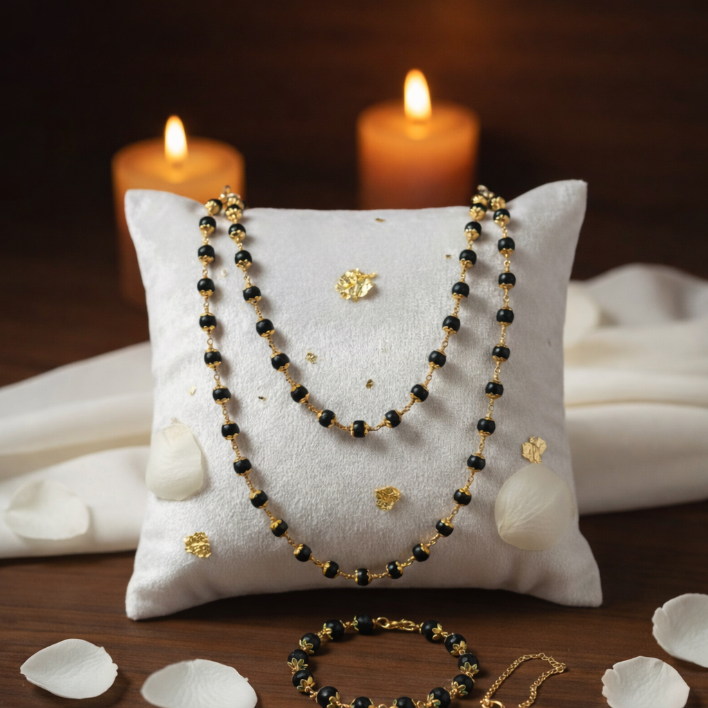 Karungali Malai Impon (54 Beads) + Free Bracelet