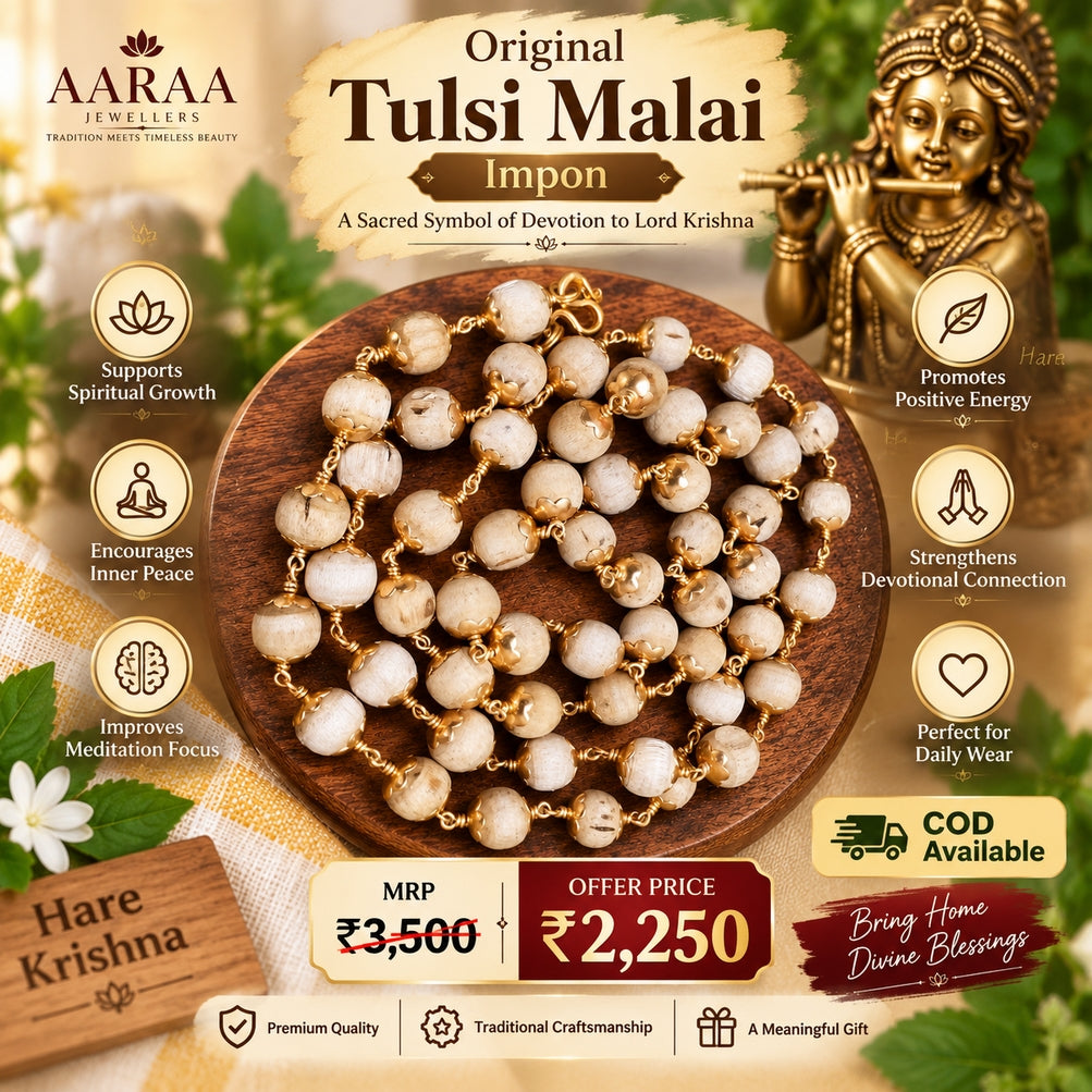 Original Tulsi Mala – A Symbol of Devotion to Lord Krishna