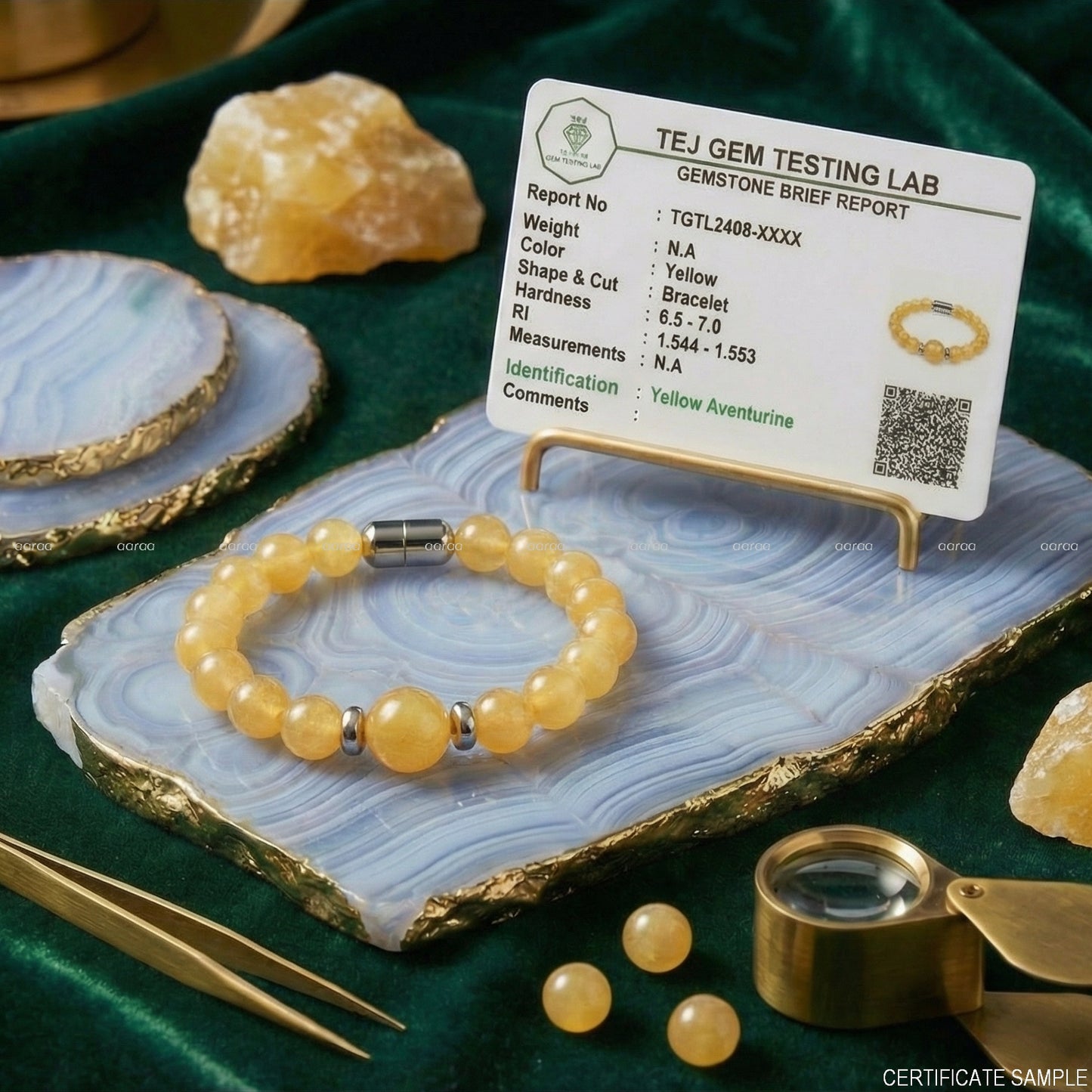 Yellow Aventurine Success Focus